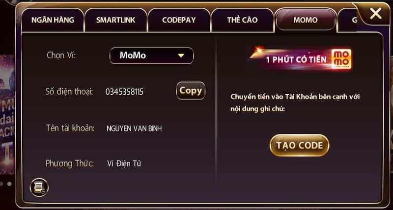 Thao tác nạp tiền Sunwin đơn giản cho cược thủ tham gia cá cược Thao tác nạp tiền Sunwin đơn giản cho cược thủ tham gia cá cược