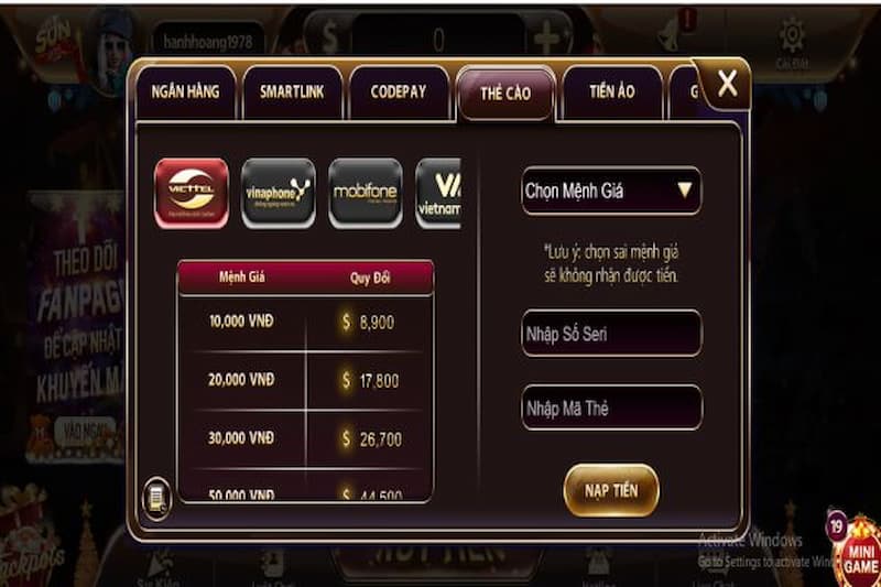 Tiến hành nạp tiền cá cược tại cổng game Sunwin có nhiều vấn đề cần chú ý Tiến hành nạp tiền cá cược tại cổng game Sunwin có nhiều vấn đề cần chú ý